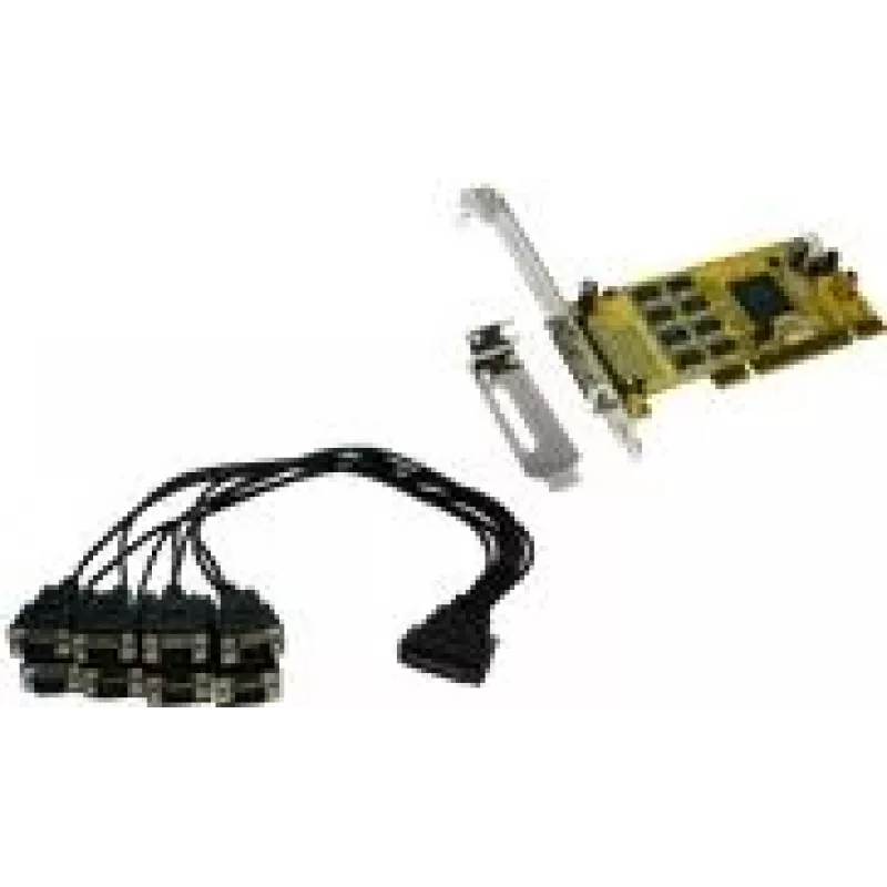 EXSYS EX-41388 PCI 8 prievadų RS-232 nuoseklioji plokštė su žemo profilio laikikliu (SystemBase)