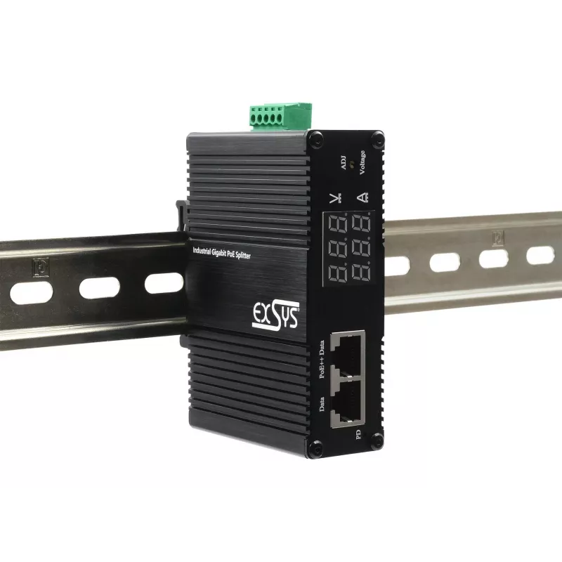 Exsys PoE Splitter EX-60327 50 W - Gigabit Ethernet