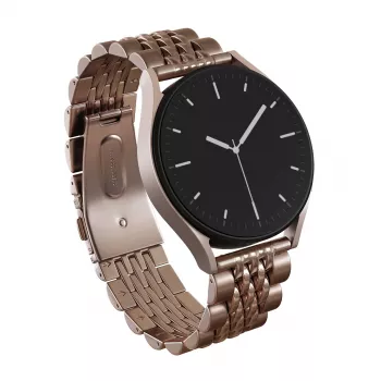BURGA Metal Bracelet Chic Royal Universal Watch Strap 22 mm Rose Gold