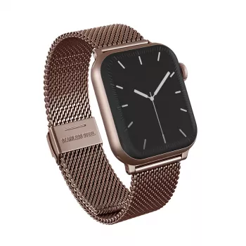 BURGA Metal Mesh Elegance for Apple Watch 42/44 mm (Rose Gold)