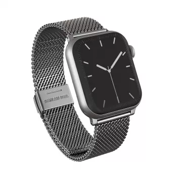 BURGA Metal Mesh Elegance for Apple Watch 42/44 mm (Silver)