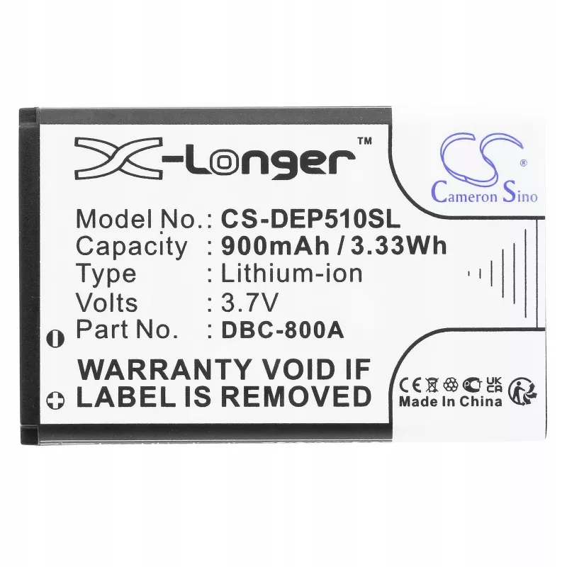 CAMERON SINO Akumuliatorius, tinkantis Qilive 886337, Doro DBC-800A, Hagenuk F100, Simvalley CS-DEP510SL
