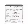 CAMERON SINO Replacement Battery DBF-800A/800B/800C/800D/800E for Doro PhoneEasy 622 606 520 621 613 631 - CS-DPE622SL