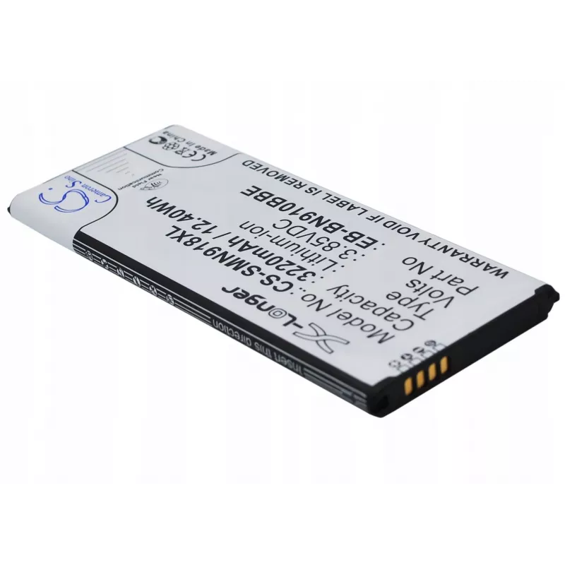Cameron Sino Battery EB-BN910BBE, skirta Samsung Galaxy Note 4 (3220 mAh, 3,85V, Li-ion, juoda)