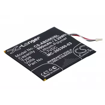 Cameron Sino Baterija, skirta Amazon Kindle 7/8 kartos (MC-265360-03, 58-000083, 58-000151) - 1500 mAh