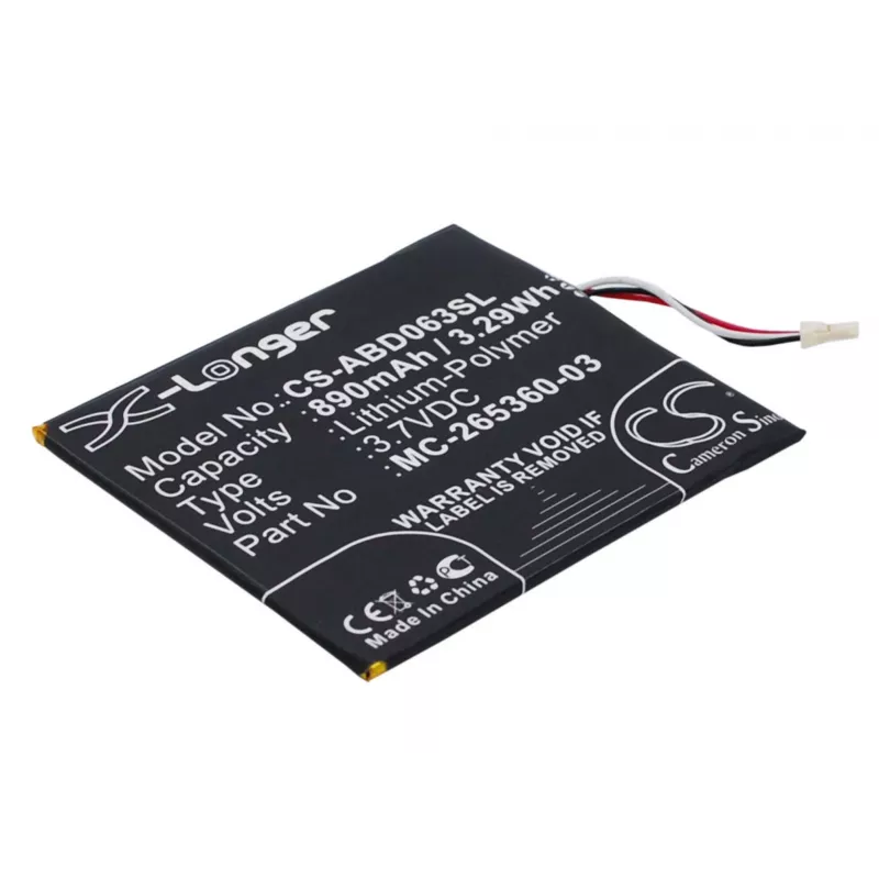 Cameron Sino Baterija, skirta Amazon Kindle 7/8 kartos (MC-265360-03, 58-000083, 58-000151) - 1500 mAh