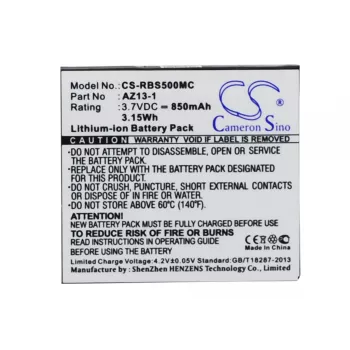 Cameron Sino AZ13-1 Li-ion akumuliatorius 1010mAh 3,7V, skirtas Xiaomi Yi veiksmo kamerai