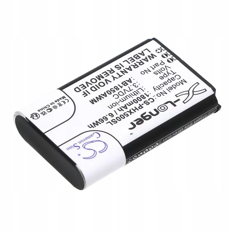 Cameron Sino baterija AB1850AWM AB1720AWM, skirta Philips Xenium X500 9@9k 9a9k CS-PHX500SL