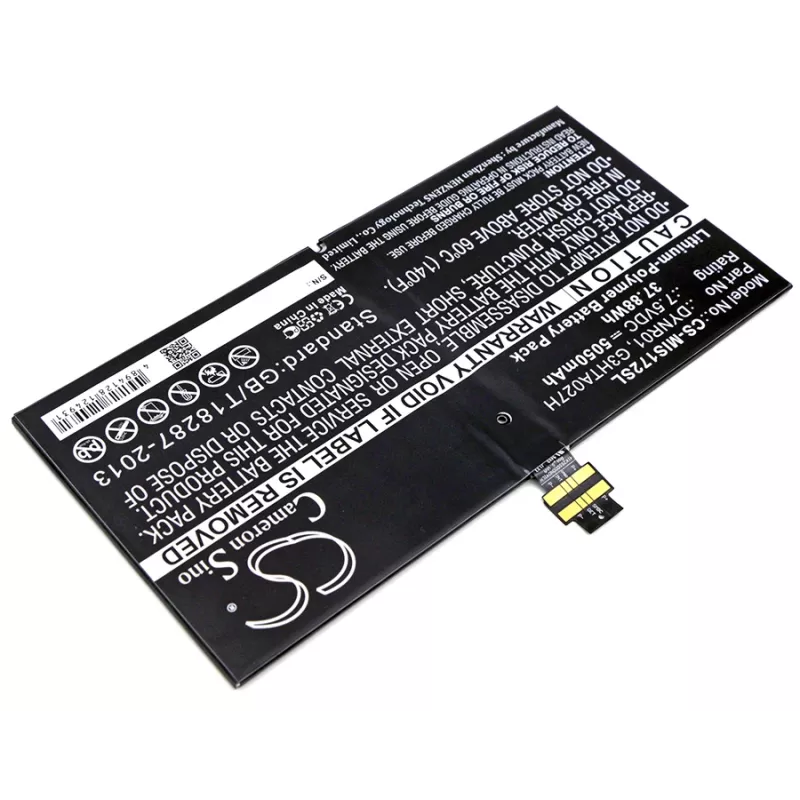 CAMERON SINO baterija, tipo DYNR01 G3HTA027H, skirta Microsoft Surface Pro 4 1724 / CS-MIS172SL