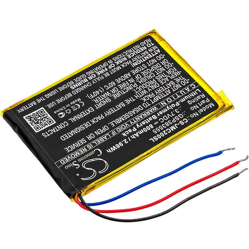 Cameron Sino Replacement Battery for JBL Clip 2 (730mAh, 3,7V, Li-Po)