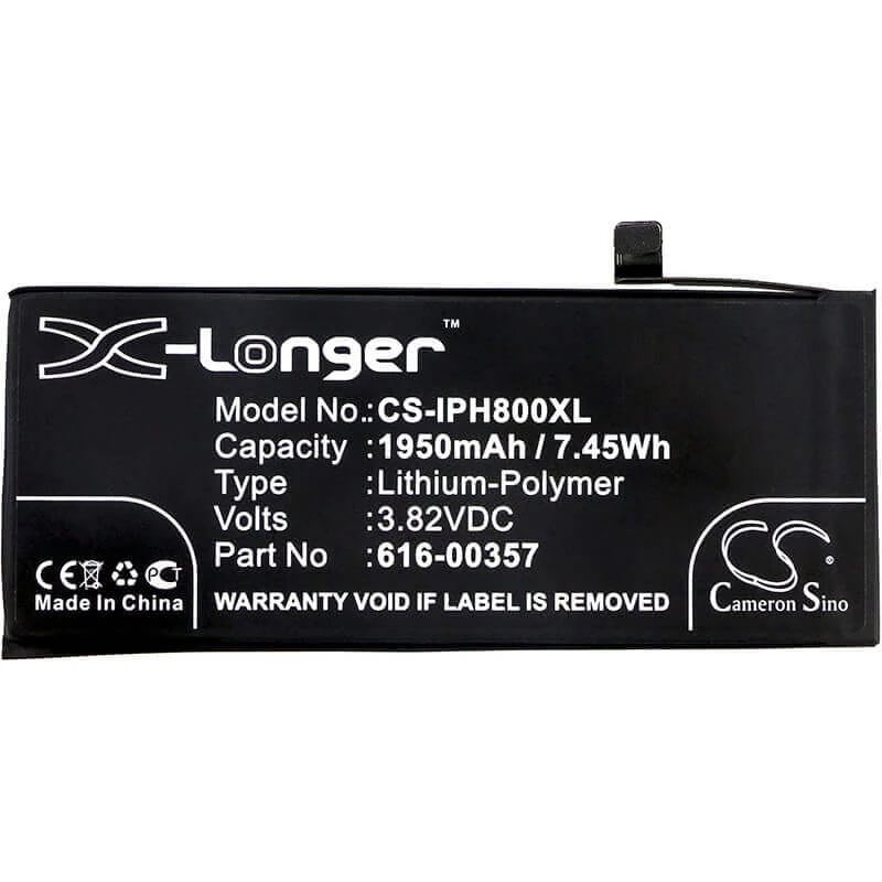 CAMERON SINO pakaitinė baterija, skirta Apple iPhone 8 (tipas 616-00357, 616-00358) – 2200mAh, Li-Po, CS-IPH800XL
