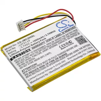 Cameron Sino atsarginė baterija JBL Clip 3, Clip 3AN, Clip 3SAND (L0721-LF / CS-JMC300SL) - 1000mAh 3,7V Li-Po