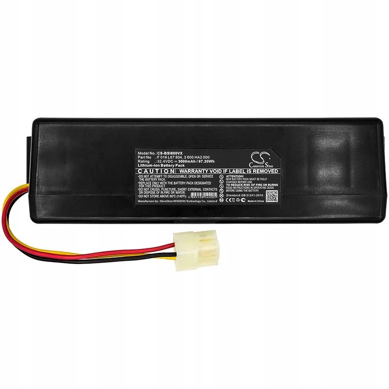 CAMERON SINO pakaitinė baterija Bosch Indego 800/850/1000/1300/3600 - 18V 3000mAh Li-ion (F 016 L67 804)