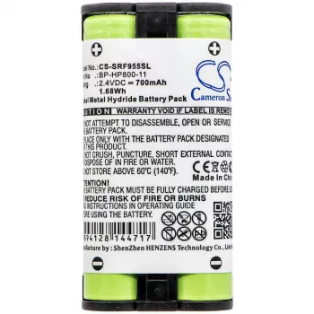 Cameron Sino akumuliatoriaus paketas BP-HP800-11, skirtas Sony MDR-RF995, MDR-RF995RK, WH-RF400 (CS-SRF955SL)