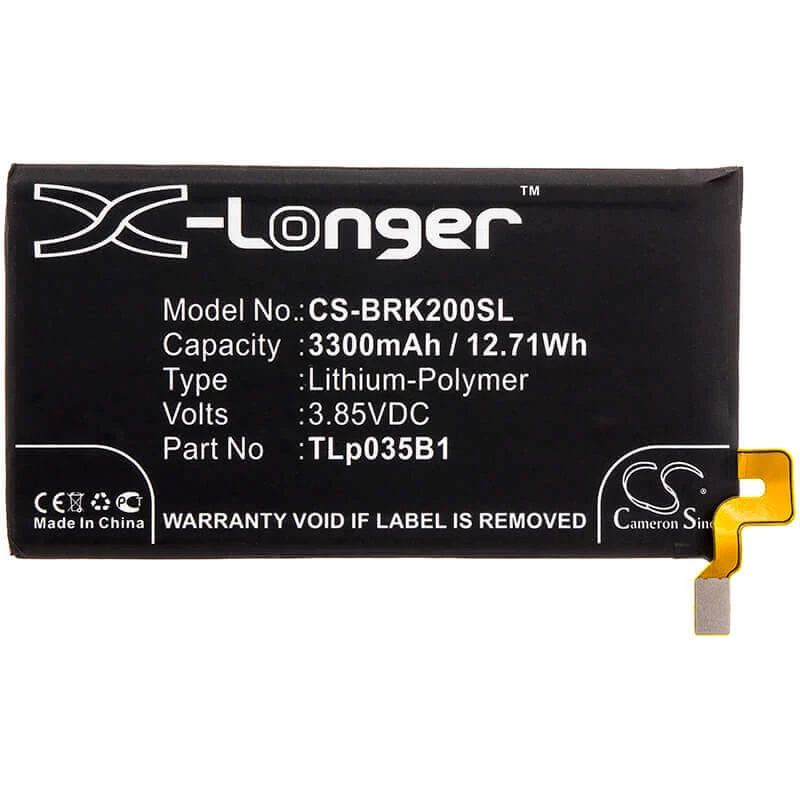 Cameron Sino Baterija TLP035B1, skirta Blackberry Key2 BBF100 / CS-BRK200SL