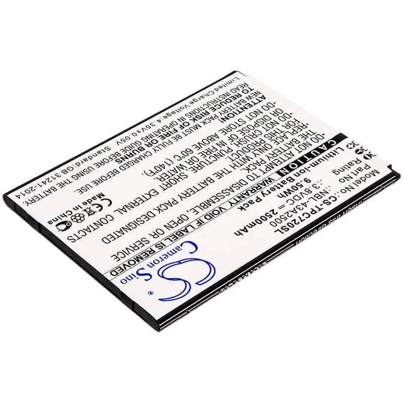CAMERON SINO Akumuliatorius, skirtas TP-Link Neffos NBL-43A2500, C7s TP7051A TP7051C / CS-TPC720SL