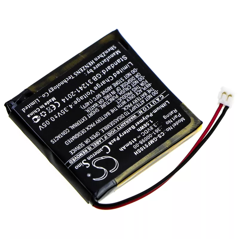 CAMERON SINO pakaitinė baterija 361-00098-00, skirta Garmin Fenix 5X / 5X Plus / 5X Sapphire / Fenix 3 / Fenix 3 HR išmaniesiems laikrodžiams – 510 mAh