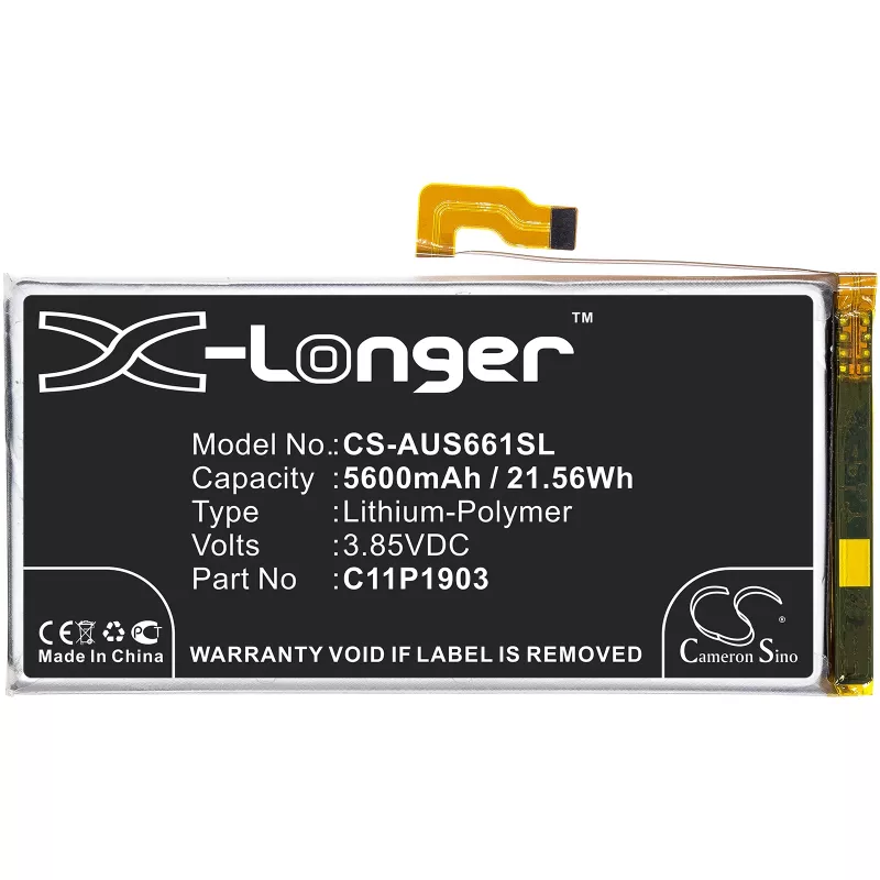 CAMERON SINO baterija, tipo 0B200-03720100 C11P1903, skirta Asus ROG Phone 3 III ZS661KS / CS-AUS661SL
