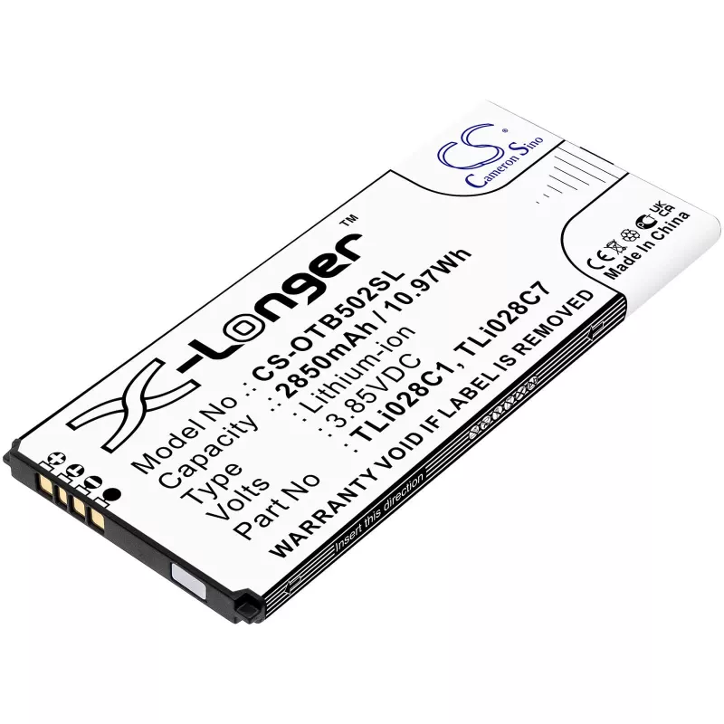 Cameron Sino atsarginė baterija TLi028C1 TLi028C7, skirta Alcatel 1B 2020 OT-5002 OT-5002A AT&T CS-OTB502SL