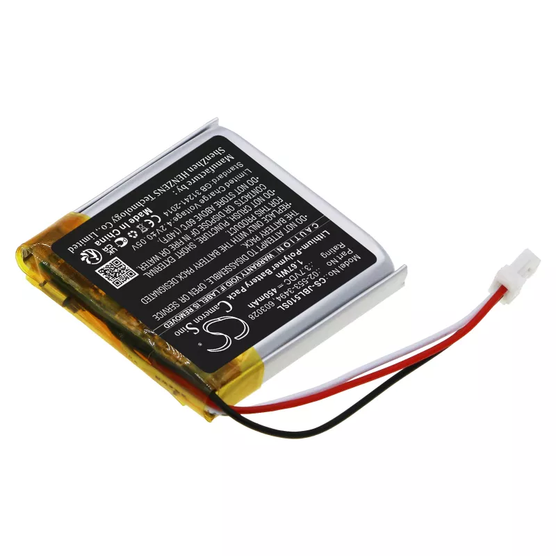 Cameron Sino baterija Cameron Sino, tipas 02-553-3494 603028, skirta JBL Tune 510BT ir 500BT ausinėms / CS-JBL510SL