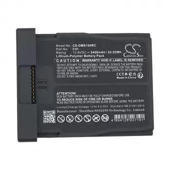 CAMERON SINO Baterija, skirta DJI RoboMaster S1, 2400mAh, 10,8V, Li-ion, Juoda