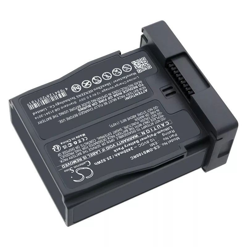 CAMERON SINO Baterija, skirta DJI RoboMaster S1, 2400mAh, 10,8V, Li-ion, Juoda