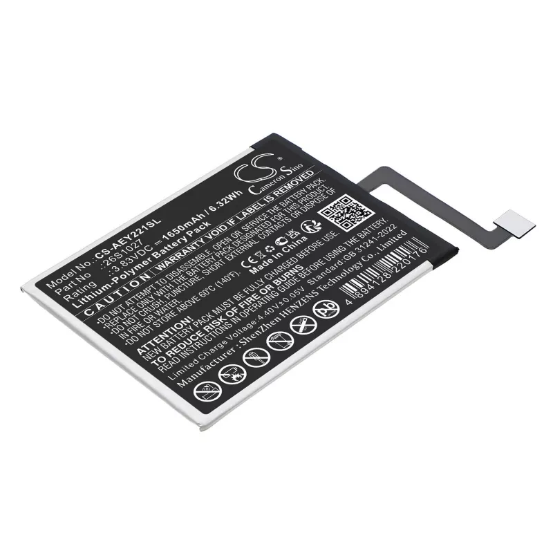 CAMERON SINO baterija, tipo 26S1027 A 58-000426, skirta Amazon Kindle Paperwhite 11th Gen / CS-AEY221SL