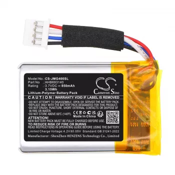 CAMERON SINO Atsarginė baterija AHB693140, skirta JBL Go 4 / GO4 - 730mAh 3,7V Li-Po (CS-JMG400SL)