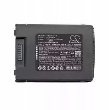 CAMERON SINO atsarginė baterija, skirta Zebra TC22/TC27 (BT-000473, BTRY-TC2L-2XMAXX-01) – Padidintos talpos 6100mAh – Juoda