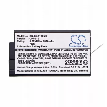 Cameron Sino baterija, skirta GoPro Max 2, 1800mAh, Li-ion, CPBB1B pakaitalas