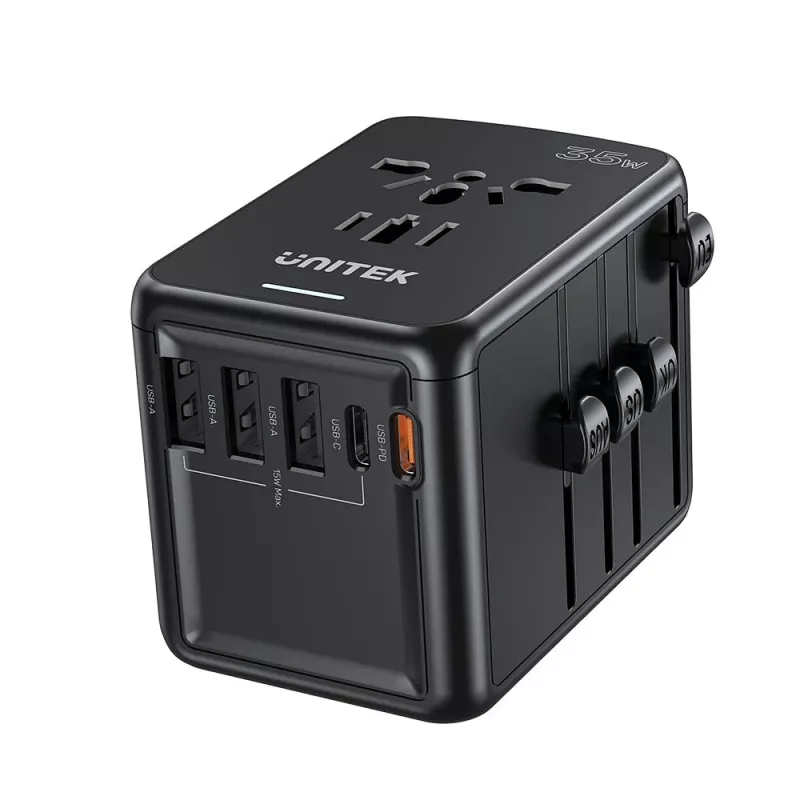 UNITEK Riad EU/US/UK/AUS PD 35W Travel Charger