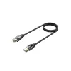UNITEK Cat.8 S/FTP Ethernet Patch Cable 10m RJ45 40Gbps 2000MHz Gold-Plated Black