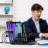 UNITEK 10-Port USB-C & USB-A 240W Įkrovimo Stotelė