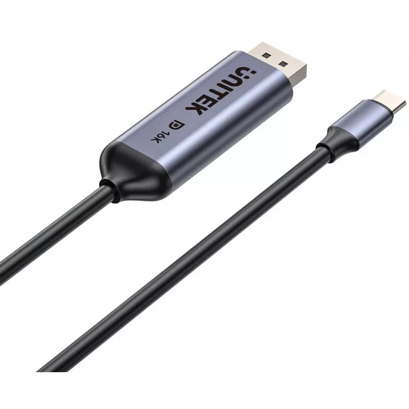 UNITEK Bidirectional USB-C to DisplayPort Cable 16K 80Gbps HDR 1,8m
