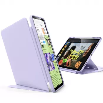 ESR Flip Hybrid Case for iPad Air 13-inch (M2 2024) - Violetinė
