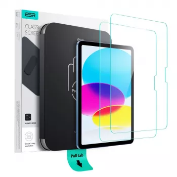ESR UltraFit Grūdinto stiklo ekrano apsauga 2 vnt. iPad 10,9 inch (10 kartos, 2022) / iPad Air 4/5 / iPad Pro 11 inch (2018-2022) Skaidri