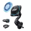 ESR Omnilock CryoBoost Magnetic MagSafe Vent Car Mount Wireless Charger 25W Qi2.2 Black