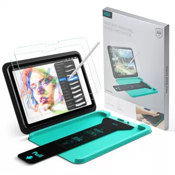 ESR Paper Feel apsauginis stiklas, skirtas Apple iPad 10,9 inch 10-os kartos (2022) / 11 inch 11-os kartos (2025) - 2 vnt. pakuotė