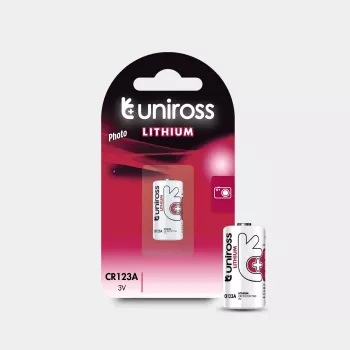 Uniross ličio baterija CR123A 3V 1500mAh