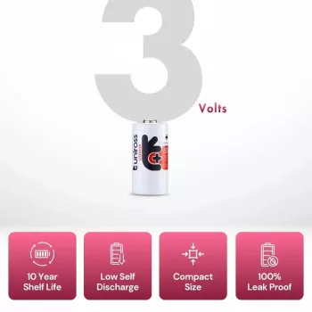 Uniross ličio baterija CR123A 3V 1500mAh