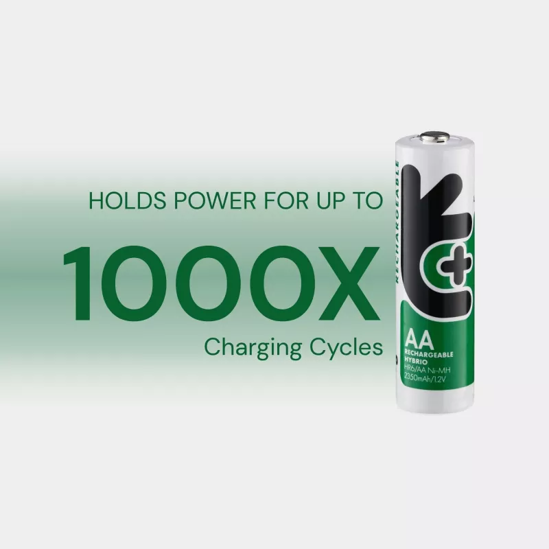 Uniross Ni-MH AA / HR06 įkraunamos baterijos 2500mAh, 2 vnt.