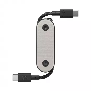 Native Union Pocket Cable USB-C – USB-C kabelis, 17 cm, Sandstone