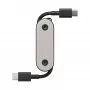 Native Union Pocket Cable USB-C – USB-C kabelis, 17 cm, Sandstone