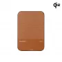 Native Union (Re)Classic Qi2 Power Bank - Magnetinis Power Bank 5000 mAh, suderinamas su MagSafe ir Qi2, USB-C į USB-C kabelis 15 cm (Tan)