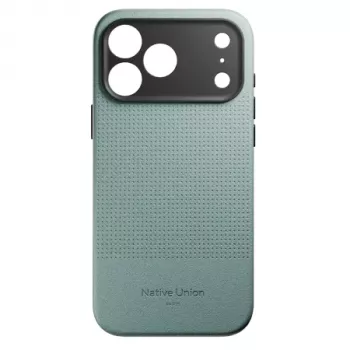 Native Union Active dėklas iPhone 17 Pro Max, suderinamas su MagSafe, Slate Green spalvos (ACTCSE-GRN-NP25PM)