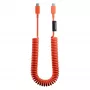 Native Union Pop Cable USB-C į USB-C 2,4m 60W Alarm Red