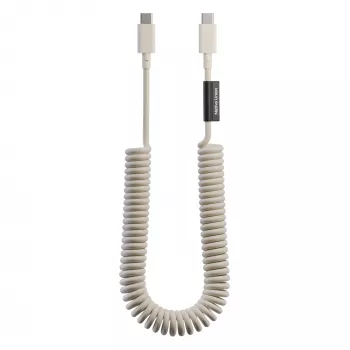Native Union Pop Cable USB-C į USB-C 2,4 m 60W Sandstone