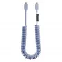 Native Union Pop Cable USB-C į USB-C 2,4 m 60W Azur