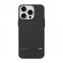 Laut Kev Protect Dėklas, skirtas iPhone 16 Pro Max, suderinamas su MagSafe, juodas