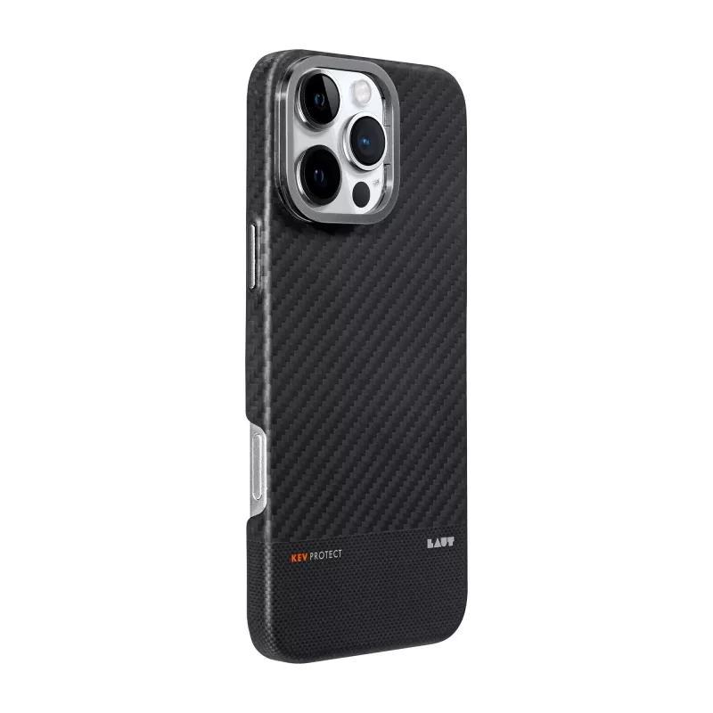 Laut Kev Protect Dėklas, skirtas iPhone 16 Pro Max, suderinamas su MagSafe, juodas